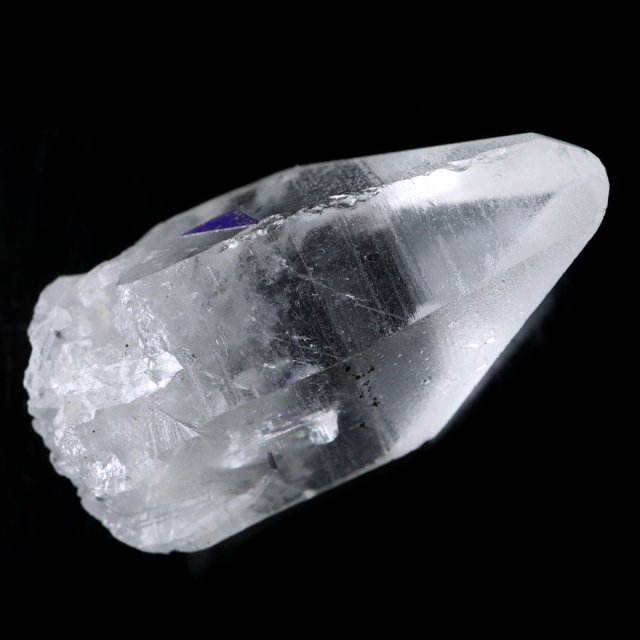 レムリアンシード 水晶 ポイント ライトニング水晶 雷水晶 単結晶 天然石 ブラジル ミナスジェライス州 セーラ・デ・カブラル産