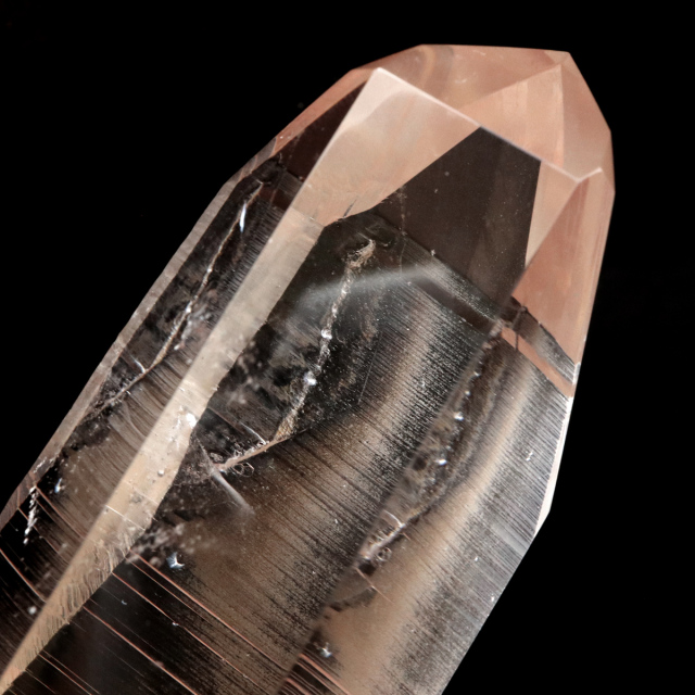 スモーキー シトリン レムリアンシード 水晶 ポイント ブラジル ゴイアス州 クリスタリナ産 1点物 5A 天然石 パワーストーン 浄化