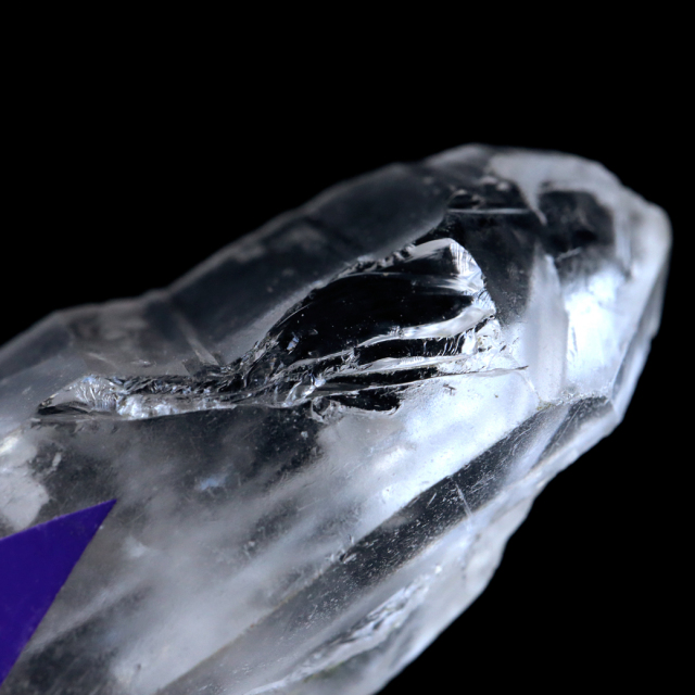 レムリアンシード 水晶 ポイント ライトニング水晶 雷水晶 単結晶 天然石 ブラジル ミナスジェライス州 セーラ・デ・カブラル産
