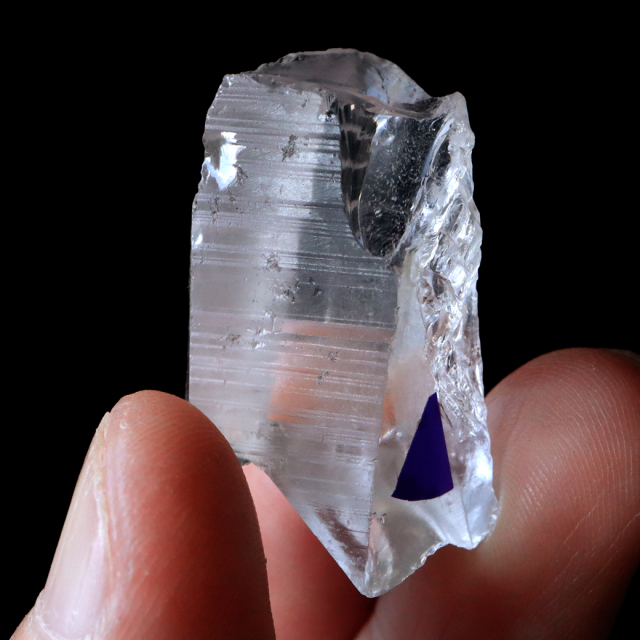 レムリアンシード 水晶 ポイント ライトニング水晶 雷水晶 単結晶 天然石 ブラジル ミナスジェライス州 セーラ・デ・カブラル産