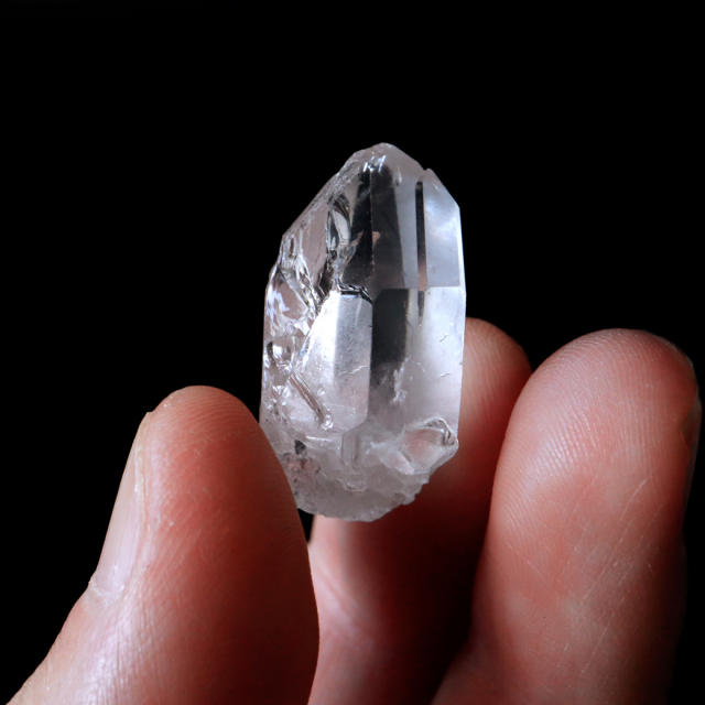 レムリアンシード 水晶 ポイント ライトニング水晶 雷水晶 単結晶 天然石 ブラジル ミナスジェライス州 セーラ・デ・カブラル産