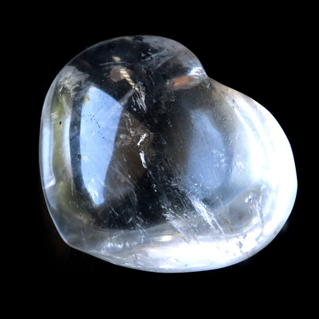 レムリアンシード 虹入り ハート 置き物 98g 水晶 天然石 ブラジル バイーア州 アレグレ産 スピリチュアル クリスタル