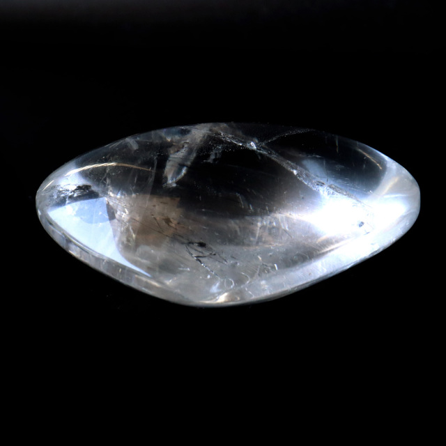 レムリアンシード 虹入り ハート 置き物 98g 水晶 天然石