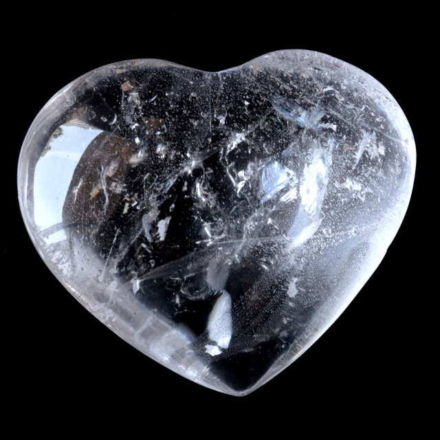 レムリアンシード AA 虹入り ハート 置き物 水晶 天然石 ブラジル バイーア産 スピリチュアル クリスタル crystal 浄化 かわいい
