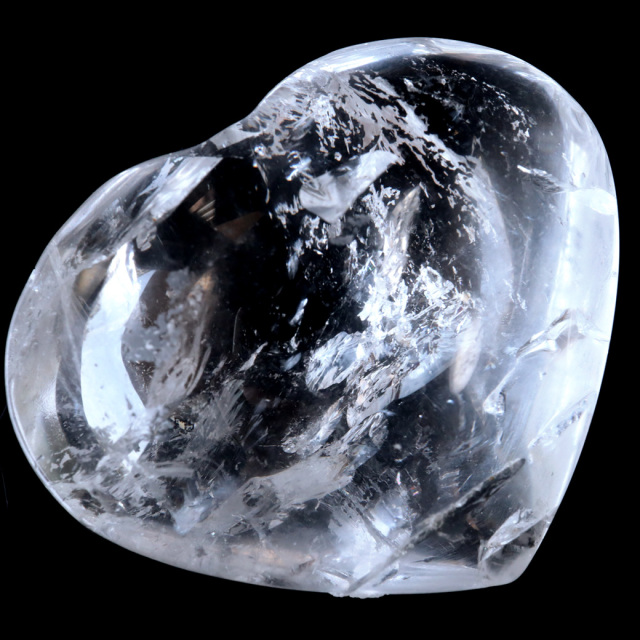 レムリアンシード AA 虹入り ハート 置き物 水晶 天然石 ブラジル バイーア産 スピリチュアル クリスタル crystal 浄化 かわいい