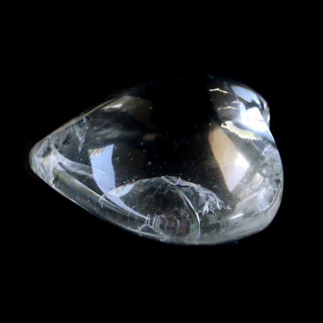 レムリアンシード 虹入り ハート 置き物 水晶 天然石 ブラジル バイーア産 スピリチュアル クリスタル crystal 浄化 かわいい