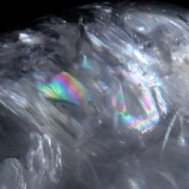 レムリアンシード 虹入り ハート 置き物 水晶 天然石 ブラジル バイーア産 スピリチュアル クリスタル crystal 浄化 かわいい 1点もの