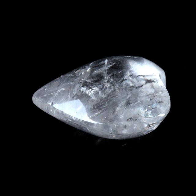 レムリアンシード 虹入り ハート 置き物 水晶 天然石 ブラジル バイーア産 スピリチュアル クリスタル crystal 浄化 かわいい 1点もの