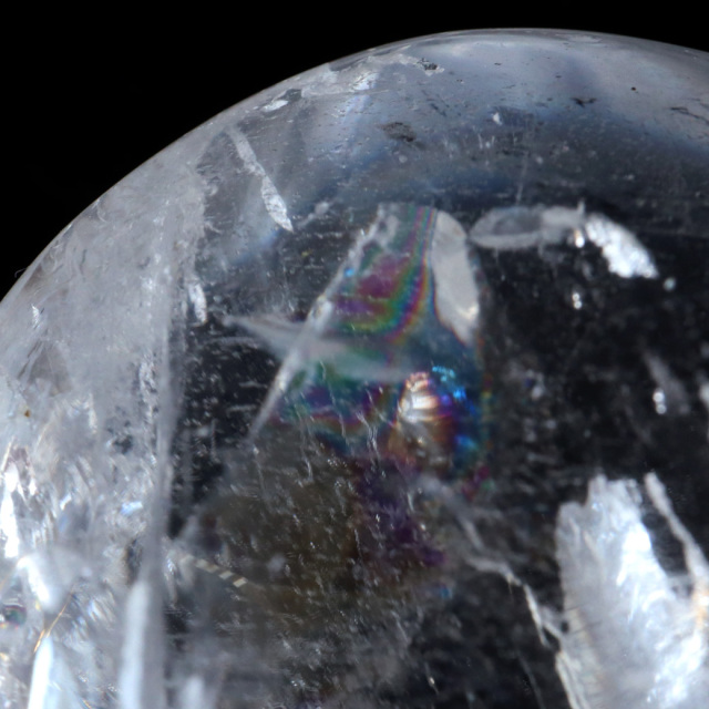 レムリアンシード 虹入り ハート 置き物 水晶 天然石 ブラジル バイーア産 スピリチュアル クリスタル crystal 浄化 かわいい 1点もの