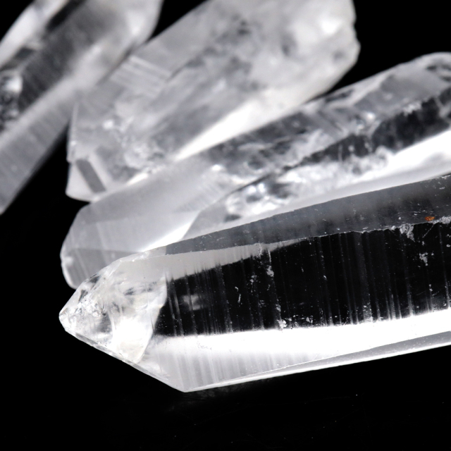 レムリアンシード 水晶 ポイント 幅45-55mm前後 1個売り ライトニング水晶 雷水晶 天然石 ブラジル ミナスジェライス州産