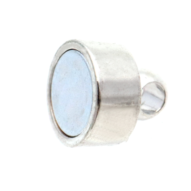 10個売り マグネット 留め具 ネックレス マグネットクラスプ 円柱 アクセサリー パーツ