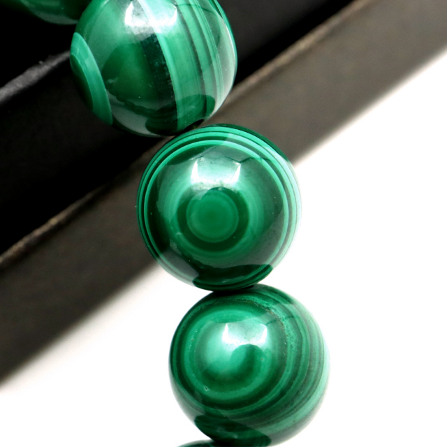 マラカイト 天眼 ブレスレット 10mm 天然石 孔雀石 パワーストーン コンゴ産