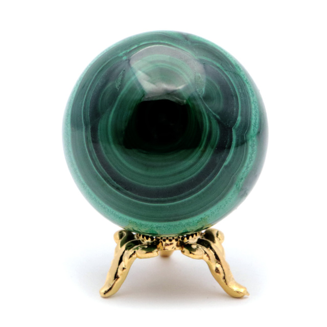 マラカイト 天眼 丸玉 台座付き ザイール産 天然石 孔雀石 置き物 インテリア パワーストーン 16点もの