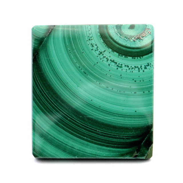 マラカイト ピラミッド 置き物 コンゴ産 1点もの 天然石 パワーストーン 孔雀石 Malachite 約28 x 28mm
