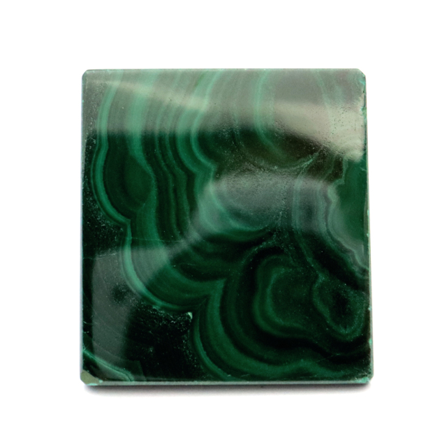 マラカイト ピラミッド 置き物 コンゴ産 1点もの 天然石 パワーストーン 孔雀石 Malachite 約32 x 27mm