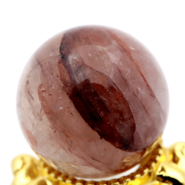 マニカラン水晶 丸玉 台座付き 直径 19mm パールバティー渓谷産 天然石 パワーストーン 1点もの