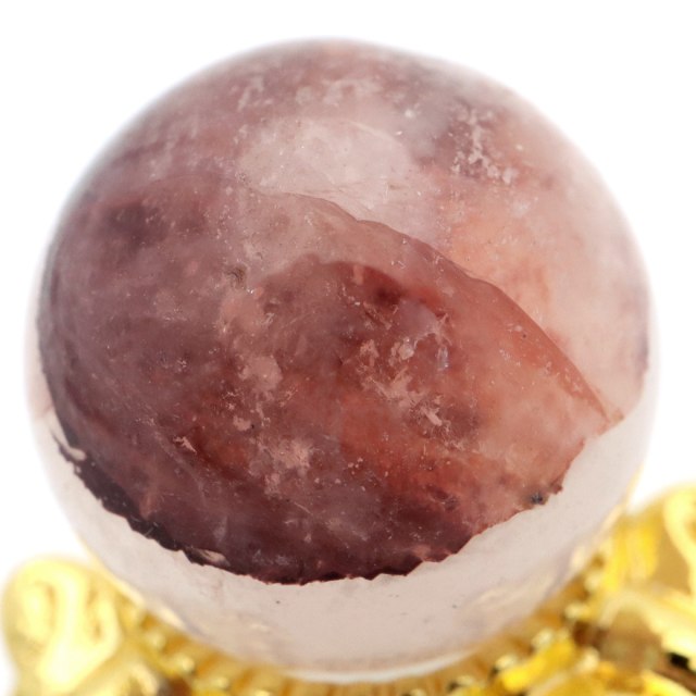 マニカラン水晶 丸玉 台座付き 直径 19mm パールバティー渓谷産 天然石 パワーストーン 1点もの
