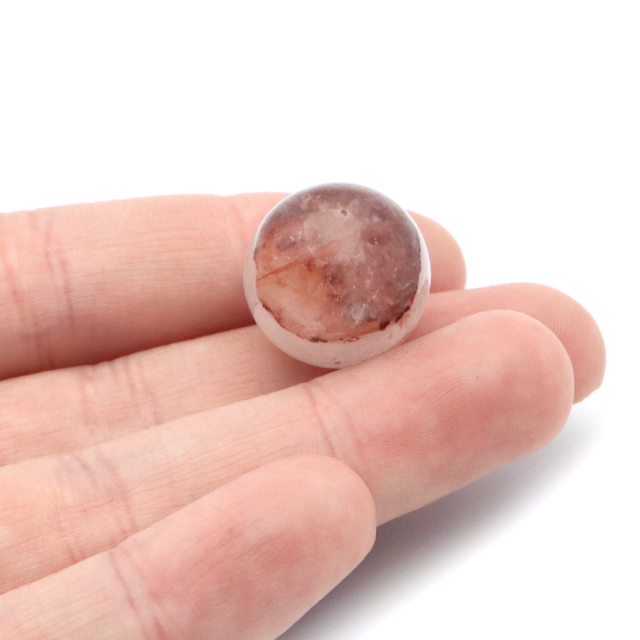 マニカラン水晶 丸玉 台座付き 直径 19mm パールバティー渓谷産 天然石 パワーストーン 1点もの