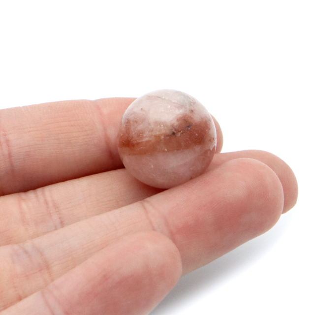 マニカラン水晶 丸玉 台座付き 直径 19mm パールバティー渓谷産 天然石 パワーストーン 1点もの