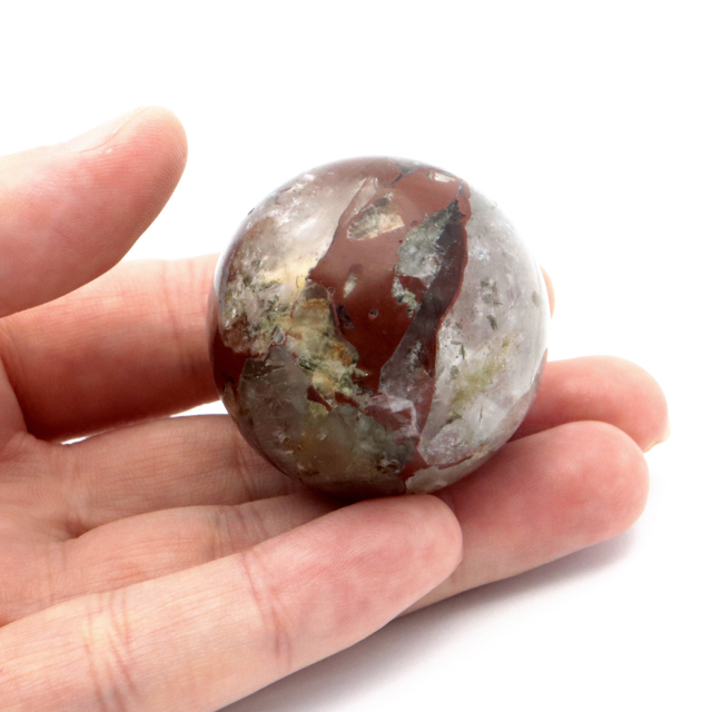マニカラン水晶 丸玉 台座付き パールバティー渓谷産 天然石 パワーストーン 1点もの