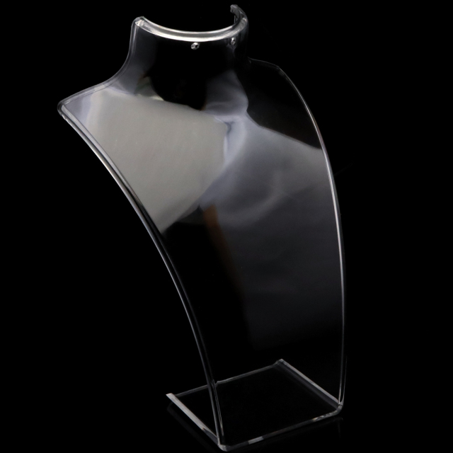 マネキン アクリル トルソー スタンド クリア ネックレス ジュエリー