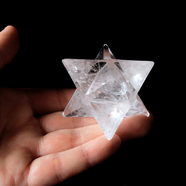 レムリアンシード マカバスター Lサイズ AAA 神聖幾何学 六芒星 マルカバスター 水晶 天然石 ブラジル バイーア産 スピリチュアル