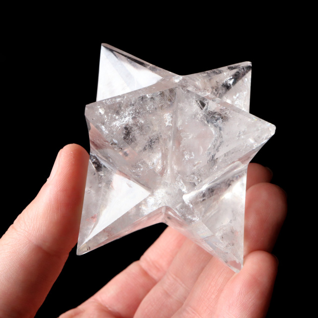 レムリアンシード マカバスター LLサイズ AAA 神聖幾何学 六芒星 マルカバスター 水晶 天然石 ブラジル バイーア産 スピリチュアル