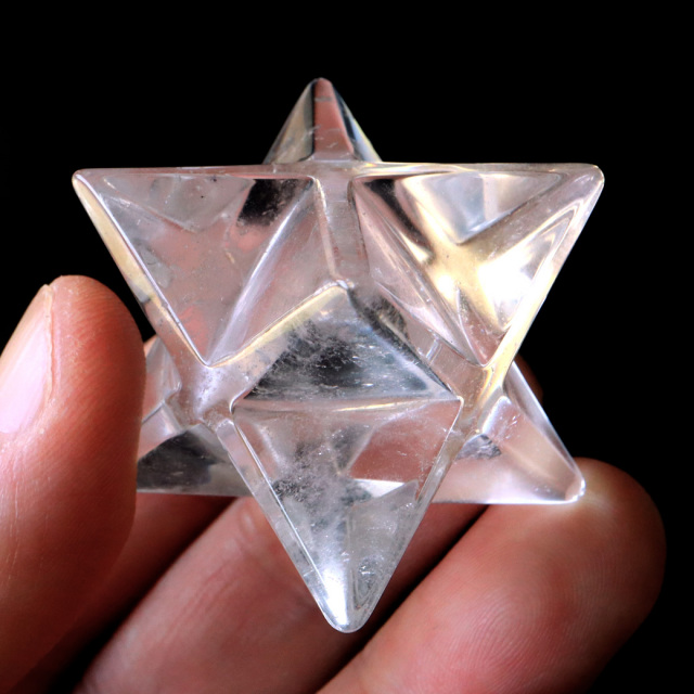 レムリアンシード マカバスター 神聖幾何学 六芒星 マルカバスター 水晶 天然石 ブラジル バイーア産 スピリチュアル クリスタル