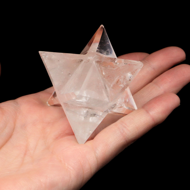 レムリアンシード マカバスター AAA 神聖幾何学 六芒星 マルカバスター 水晶 天然石 ブラジル バイーア産