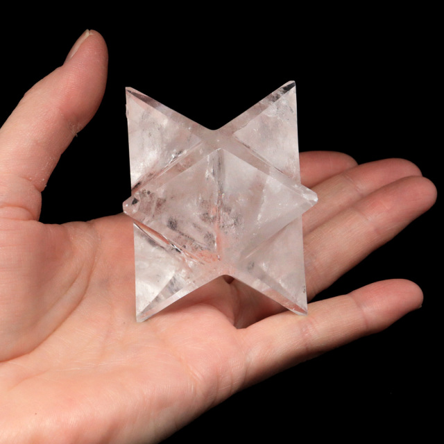 レムリアンシード マカバスター AAA 神聖幾何学 六芒星 マルカバスター 水晶 天然石 ブラジル バイーア産