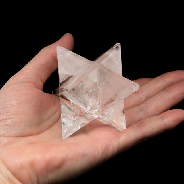 レムリアンシード マカバスター AAA 神聖幾何学 六芒星 マルカバスター 水晶 天然石 ブラジル バイーア産