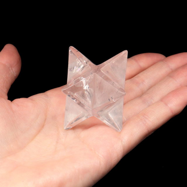 レムリアンシード マカバスター AAA 神聖幾何学 六芒星 マルカバスター 水晶 天然石 ブラジル バイーア産