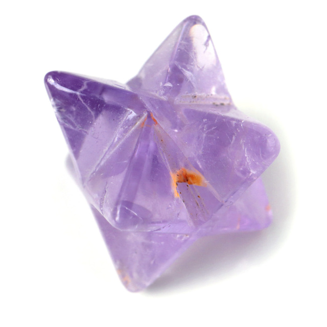 アメジスト マカバスター 神聖幾何学 六芒星 マルカバスター 紫水晶 天然石 ブラジル産 スピリチュアル 2月 誕生石 浄化 1個