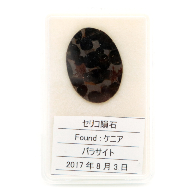 パラサイト隕石 ケニア セリコ産 隕石標本 パワーストーン 1点物 石鉄隕石