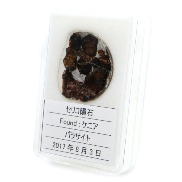パラサイト隕石 ケニア セリコ産 重量2.1g 隕石標本 パワーストーン 1点物 石鉄隕石