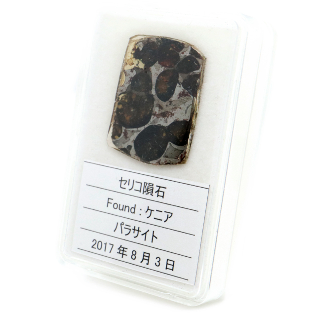 パラサイト隕石 ケニア セリコ産 重量2.1g 隕石標本 パワーストーン 1点物 石鉄隕石