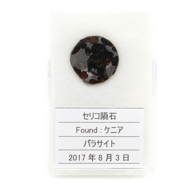 パラサイト隕石 ケニア セリコ産 重量1.0g 隕石標本 パワーストーン 1点物 石鉄隕石