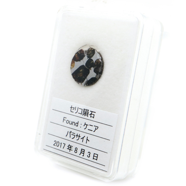 パラサイト隕石 ケニア セリコ産 重量0.8g 隕石標本 パワーストーン 1点物 石鉄隕石