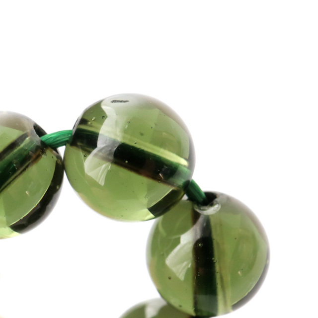 モルダバイト ブレスレット 7mm 鑑別書付き 正真正銘 本物