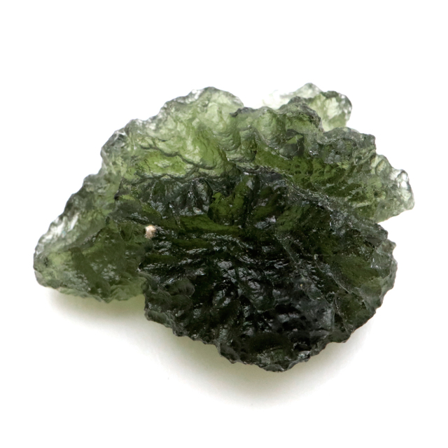 モルダバイト原石　天然ガラス モルダバイト 原石 4.4g 穴無し 天然ガラス 1点物 宇宙の神秘 天然石