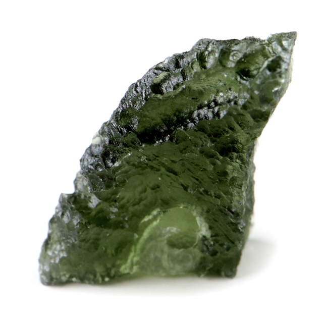 モルダバイト 原石 4.7g 穴無し 天然ガラス 1点物 宇宙の神秘 天然石 パワーストーン 癒し グリーン 緑 モルダウ石 moldavite