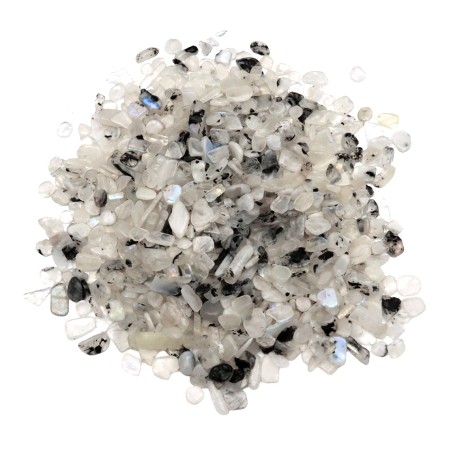 ムーンストーン 黒雲母入り さざれ石 本物 さざれ石 本物 小サイズ 100g バイオタイト ブルーシラー 天然石 パワーストーン 浄化