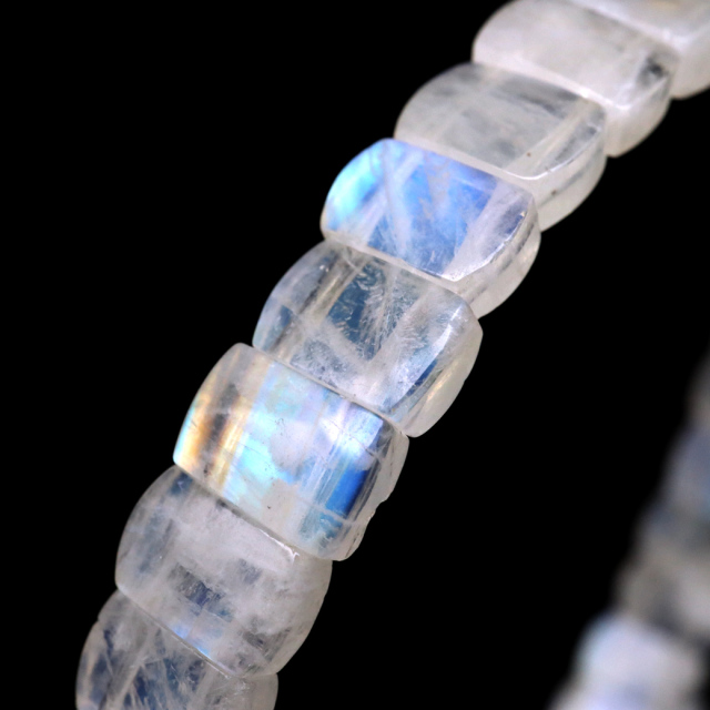 ムーンストーン バングル AAA 1点もの レディース 6月 誕生石 高品質