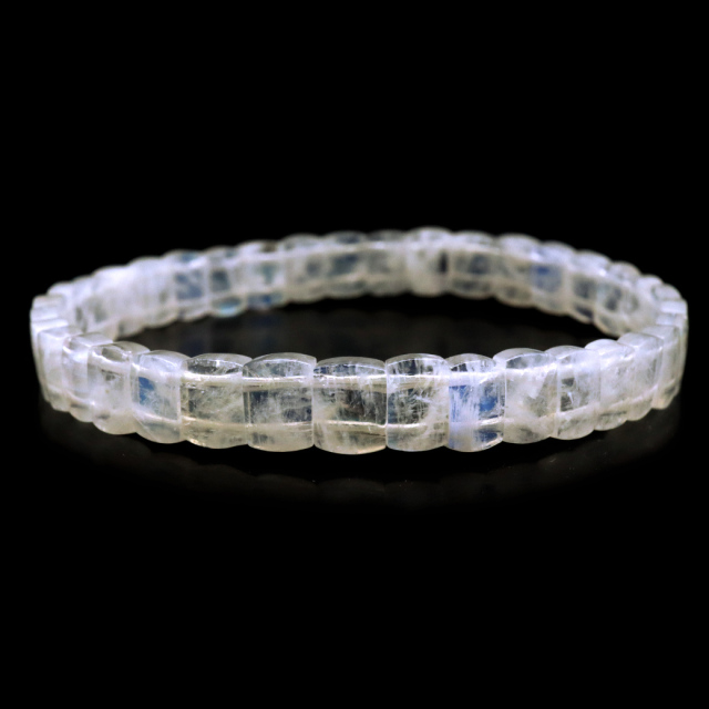 ムーンストーン バングル AAA 1点もの レディース 6月 誕生石 高品質