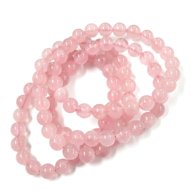 モルガナイト ブレスレット 8mm AAA＋ ピンク アクアマリン ベリル 3月 誕生石 天然石 パワーストーン