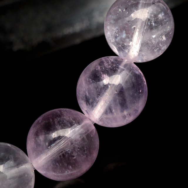 モルガナイト ブレスレット 10mm AAA ピンク アクアマリン 3月 誕生石 天然石 1点物 パワーストーン morganite
