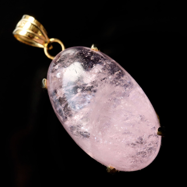 モルガナイト ペンダント Silver925 チェーン付き 1点物 天然石 パワーストーン