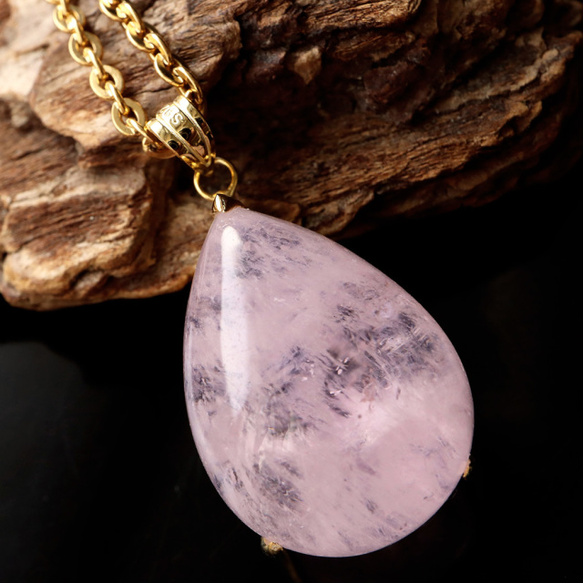 モルガナイト ペンダント Silver925 チェーン付き 1点物 天然石 パワーストーン