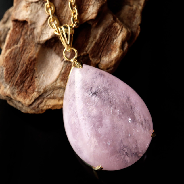 モルガナイト ペンダント Silver925 チェーン付き 1点物 天然石 パワーストーン