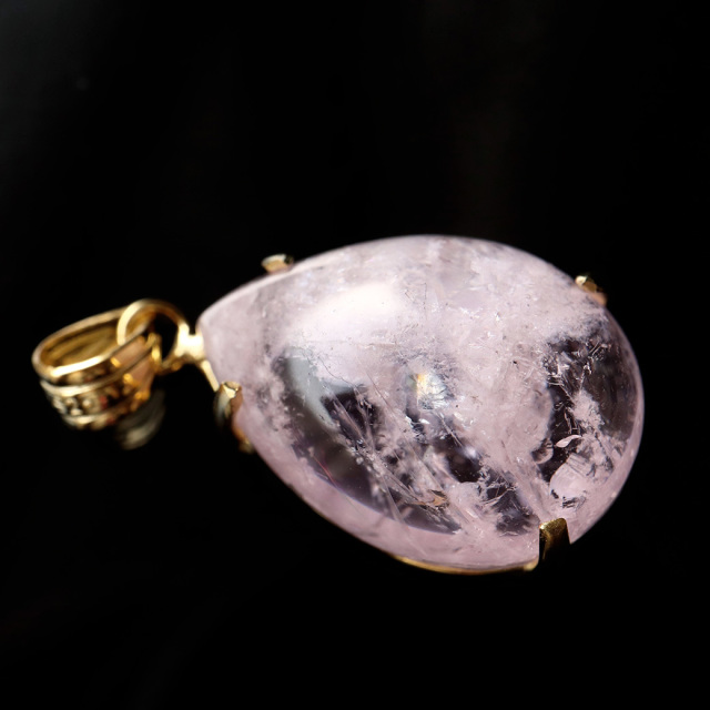 モルガナイト ペンダント Silver925 チェーン付き 1点物 天然石 パワーストーン